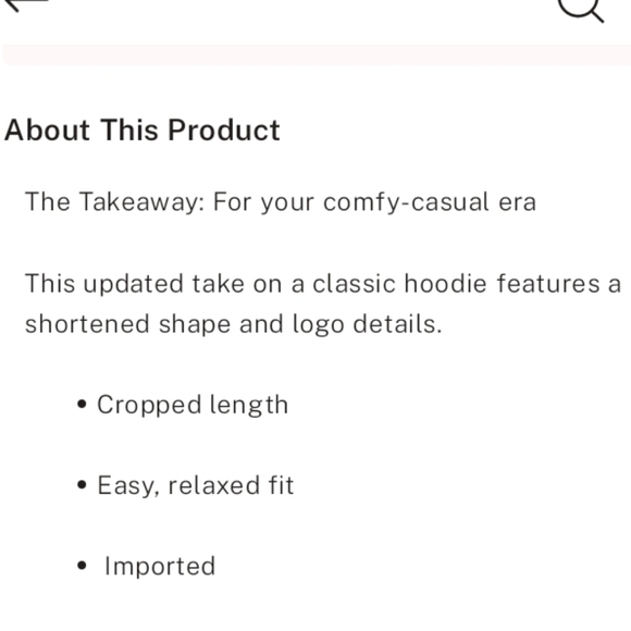 V.S.PINK CROP HOODIE - Picture 4 of 6